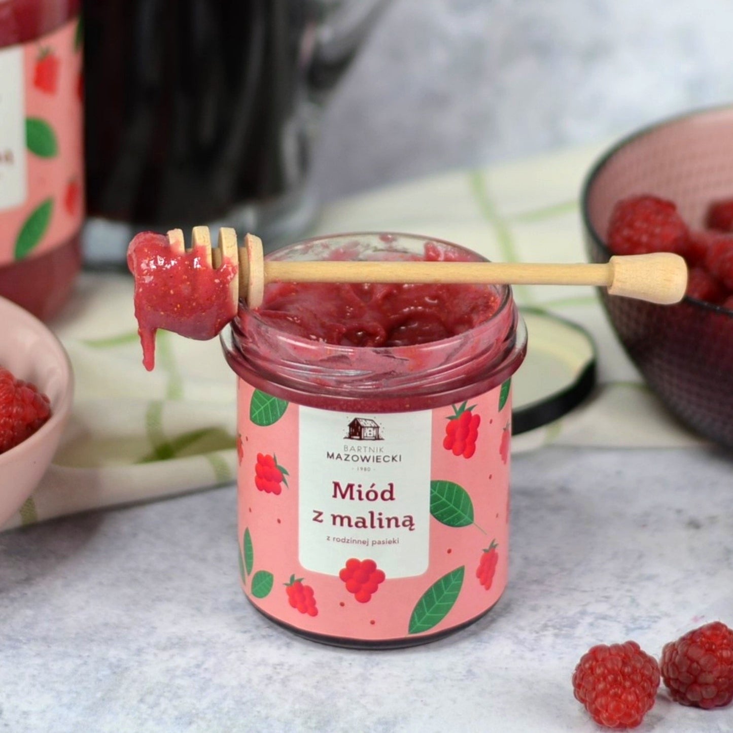 Miód z maliną